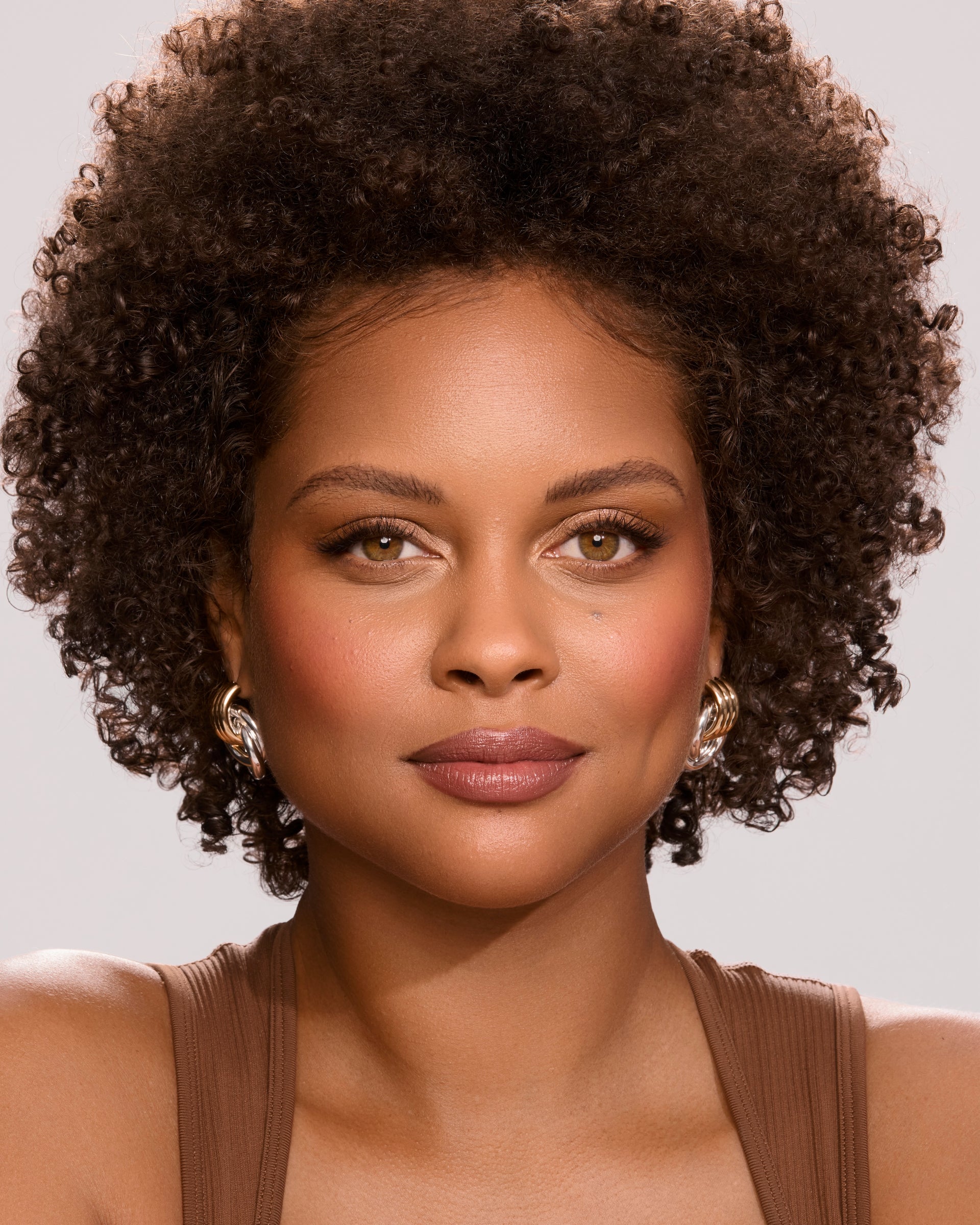 model wearing mane stage